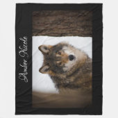 Wolf Fleece Deken (Voorkant)