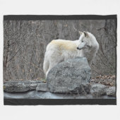 Wolf Fleece Deken (Voorkant (Horizontaal))