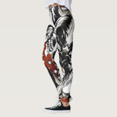 Wolf Flower Tatoo Pattern Leggings (Links)