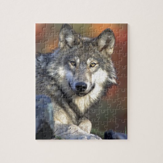 Wolf Foto Legpuzzel (Verticaal)