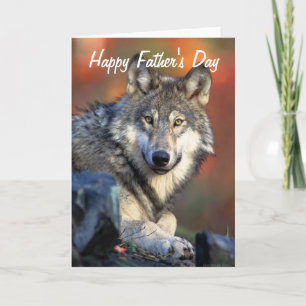 Wolf Fotografie Happy Vaderdag Kaart