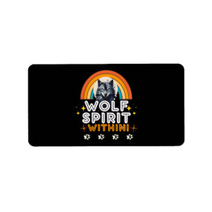 Wolf Geest Binnen Etiket