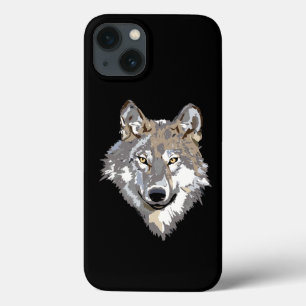Wolf gezicht telefoonhoes iPhone 13 hoesje