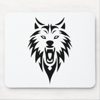 Wolf grommen tribale muismat