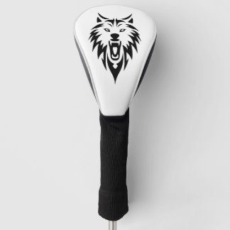 Wolf gromt tribaal golfheadcover
