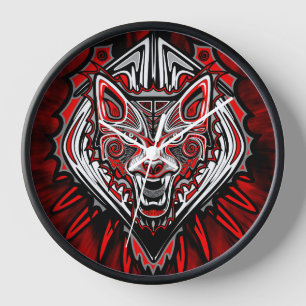 Wolf Haida Tribale Totem Ontwerp