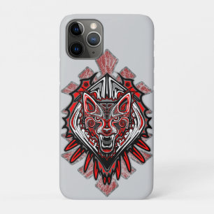 Wolf Haida Tribale Totem Ontwerp iPhone 11 Pro Hoesje