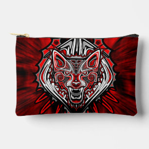 Wolf Haida Tribale Totem Ontwerp Etui
