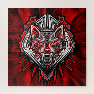 Wolf Haida Tribale Totem Ontwerp Legpuzzel