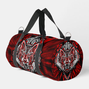 Wolf Haida Tribale Totem Ontwerp Plunjezak