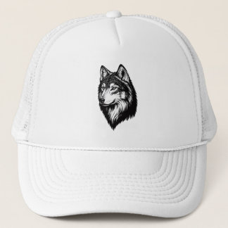 wolf hat trucker pet