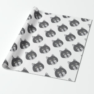 Wolf Head Cadeaupapier