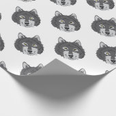Wolf Head Cadeaupapier (Hoek)
