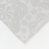 Wolf Head Gedetailleerde Abstracte illustratie Fleece Deken (Hoek)