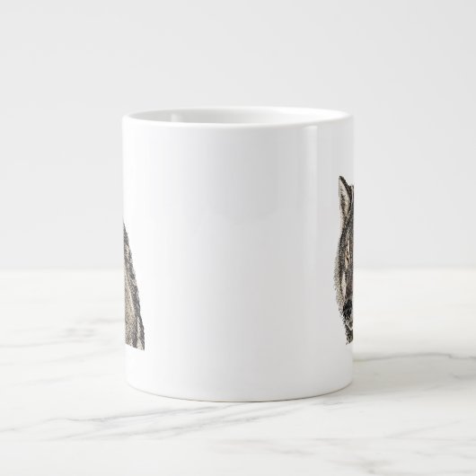 Wolf Head Jumbo Beker (Voorkant)