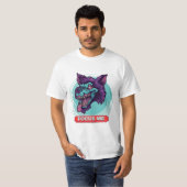 Wolf Head ontwerp T-shirt (Voorkant volledig)