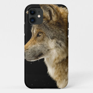Wolf Head Side Uitzicht iPhone 11 Hoesje