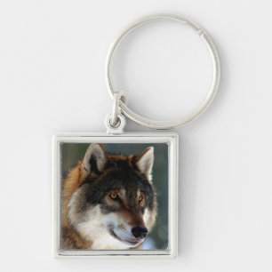 Wolf Head Sleutelhanger
