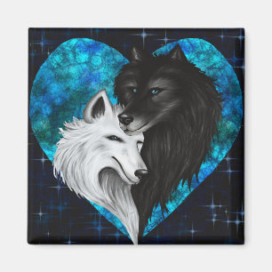 Wolf Heart Magnet - Heart Edition Magneet