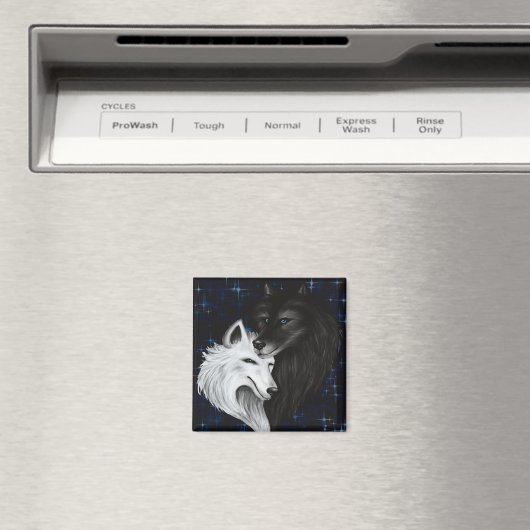Wolf Heart Magnet - Original (In Situ (Lave-vaisselle))