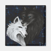 Wolf Heart Magnet - Original (Devant)