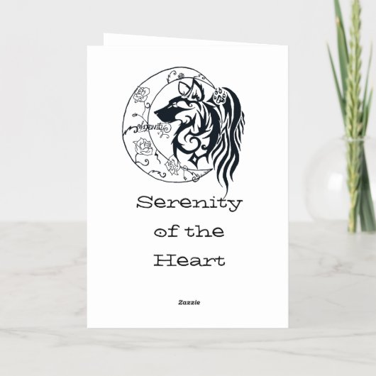 Wolf Heart - Valentijnse Kaart (Achterkant)