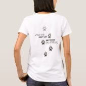 Wolf... Help ons alstublieft! T-shirt (Achterkant)