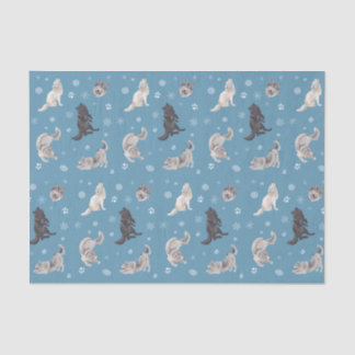 Wolf Holiday Tissue Paper Tissuepapier