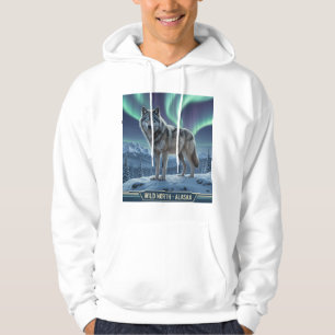 Wolf Hoodie 🐺❄️ Noorderlicht kunst