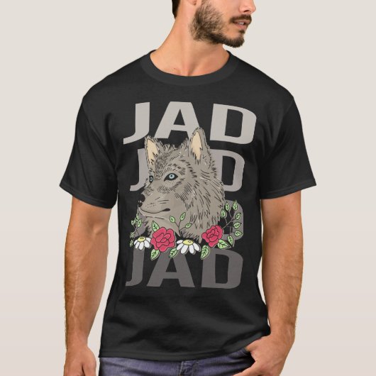 Wolf Hoofd - Jad Naam T-shirt (Voorkant)