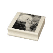 Wolf Howl en Moon Winter Rubber Stamp Rubberstempel (Stempel)