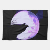 Wolf Howl Kitchen Towel Theedoek (Horizontaal)