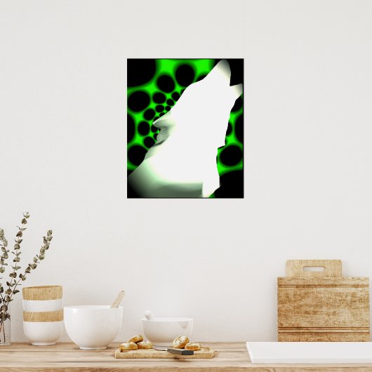 Wolf howl poster (Keuken)