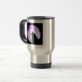 Wolf Howl Roestless Travel Mug Reisbeker (Voorkant links)