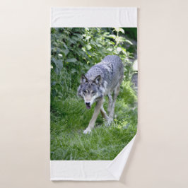 Wolf Howl Wild Life Animal Trees Destiny Destiny's Bad Handdoek