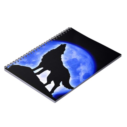 Wolf Howling au Carnet Blue Moon (Côté gauche)