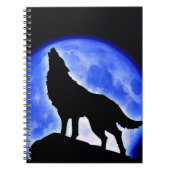 Wolf Howling au Carnet Blue Moon (Devant)