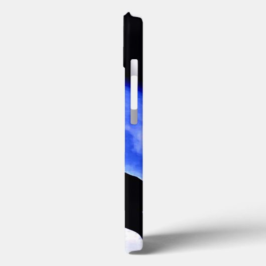 Wolf Howling bij Moon Case-Mate iPhone Case (Achterkant / Links)