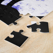 Wolf Howling bij Moon Legpuzzel (Zijkant)