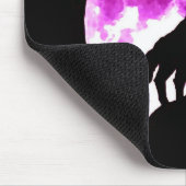 Wolf Howling bij Moon Muismat (Hoek)