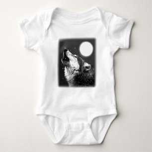 Wolf Howling bij Moon Romper