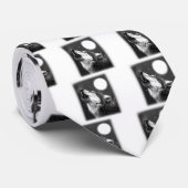 Wolf Howling bij Moon Stropdas (Opgerold)