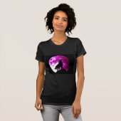 Wolf Howling bij Moon T-shirt (Voorkant volledig)