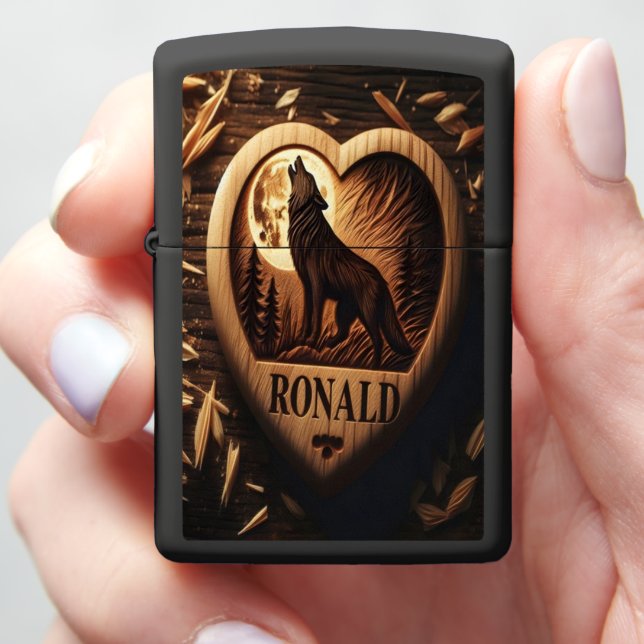 Wolf Howling Heartwood (In Hand)