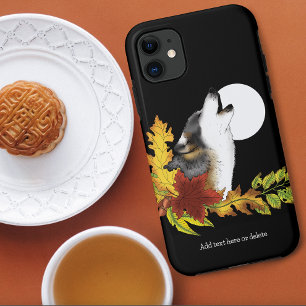 Wolf Howling Moon iPhone 11 Hoesje