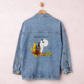 Wolf Howling Moon Denim Jacket (Hangar)