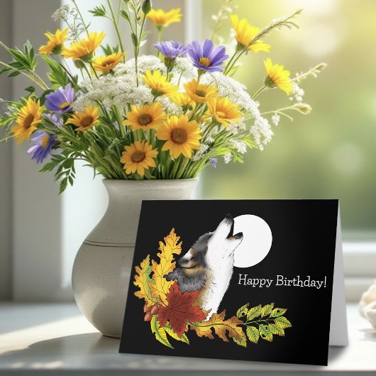 Wolf Howling Moon Kaart