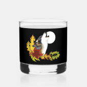 Wolf Howling Moon Whisky Glas (Achterkant)