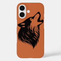Wolf Howling Silhouette