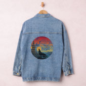 WOLF HUILT ABSTRACTE STIJL DENIM JACKET (Hangar)